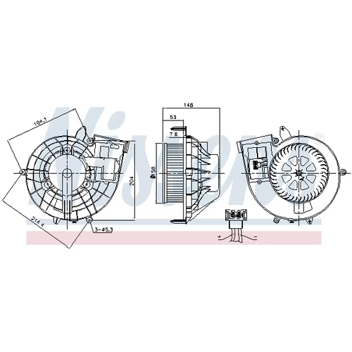 Vnútorný ventilátor 87210 /NISSENS/ - obr. 8