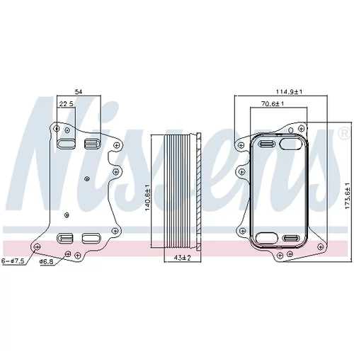 Chladič oleja automatickej prevodovky 90903 /NISSENS/ - obr. 6