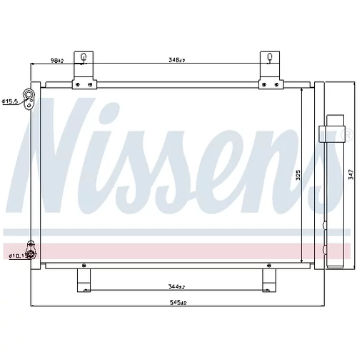 Kondenzátor klimatizácie NISSENS 940057 - obr. 6