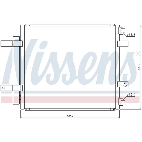 Kondenzátor klimatizácie NISSENS 94866