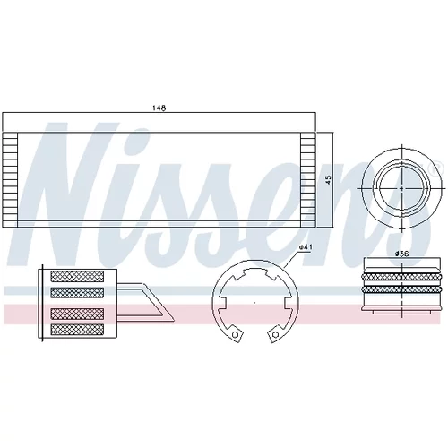 vysúšač klimatizácie NISSENS 95515 - obr. 5