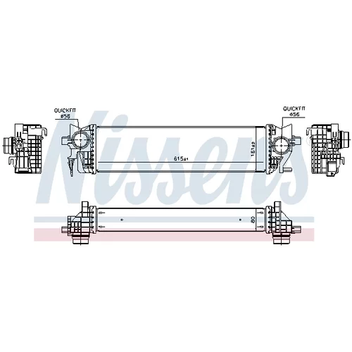 Chladič plniaceho vzduchu 96133 /NISSENS/ - obr. 4