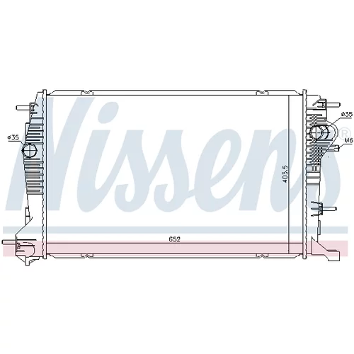 Chladič motora NISSENS 637622 - obr. 5