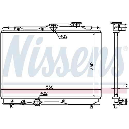 Chladič motora NISSENS 64839 - obr. 5