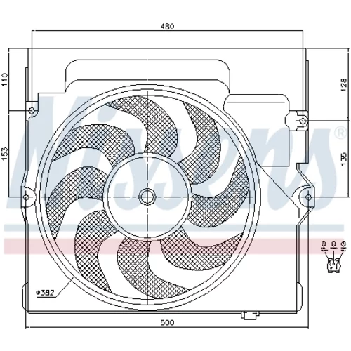 Ventilátor chladenia motora 85645 /NISSENS/ - obr. 5