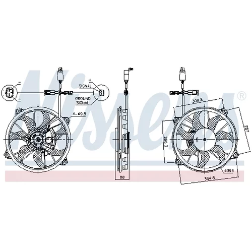 Ventilátor chladenia motora 85902 /NISSENS/ - obr. 6