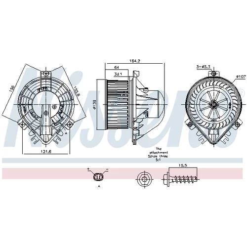 Vnútorný ventilátor NISSENS 87711 - obr. 5