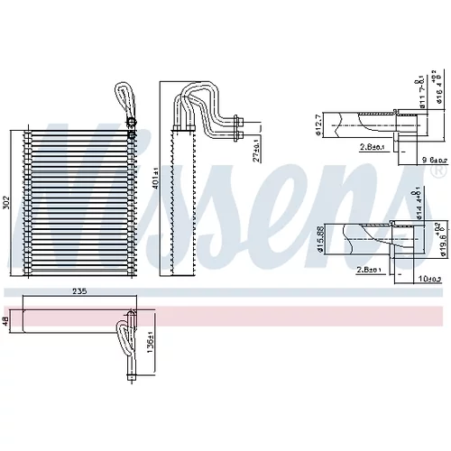 Výparník klimatizácie 92351 /NISSENS/ - obr. 4