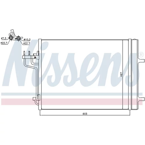 Kondenzátor klimatizácie NISSENS 940398 - obr. 6