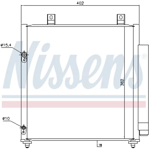 Kondenzátor klimatizácie NISSENS 940447 - obr. 6