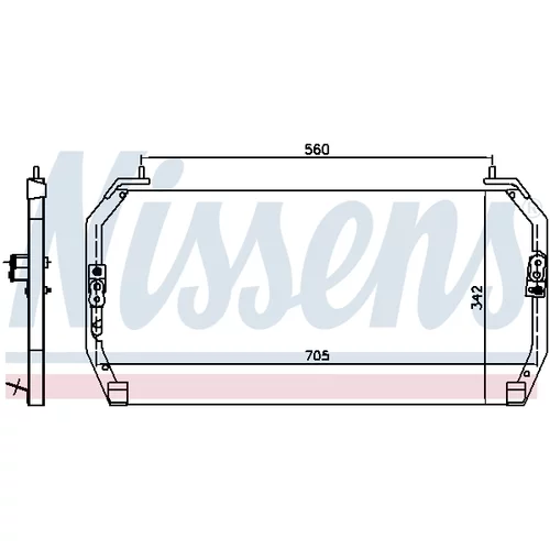 Kondenzátor klimatizácie NISSENS 94331 - obr. 5