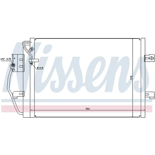 Kondenzátor klimatizácie NISSENS 94373 - obr. 6