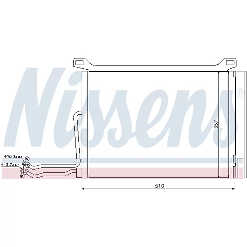Kondenzátor klimatizácie NISSENS 94615 - obr. 5