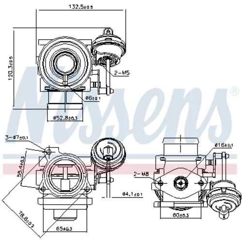 EGR ventil NISSENS 98225 - obr. 7