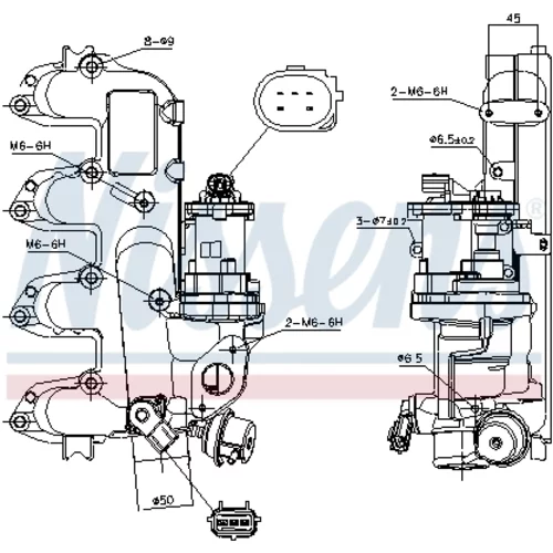 EGR ventil NISSENS 98239 - obr. 8