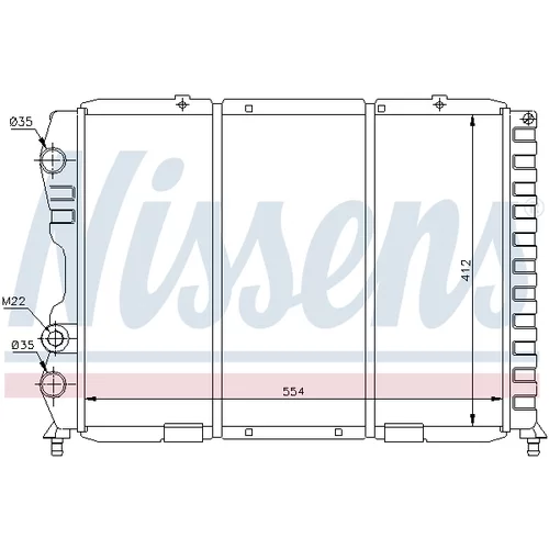 Chladič motora NISSENS 60033 - obr. 5