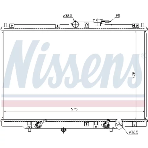 Chladič motora 63346 /NISSENS/ - obr. 4