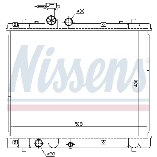 Chladič motora NISSENS 641758 - obr. 4