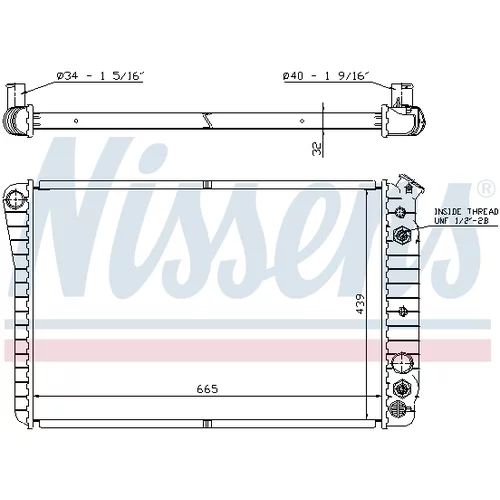 Chladič motora NISSENS 67600 - obr. 4