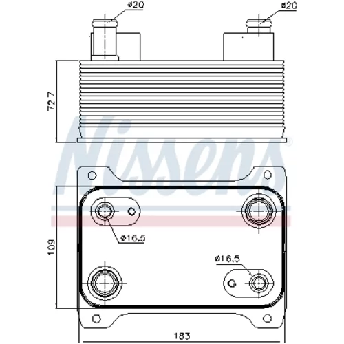 Chladič oleja automatickej prevodovky 90747 /NISSENS/ - obr. 5