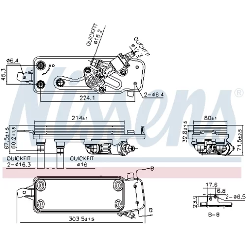 Chladič oleja automatickej prevodovky 90988 /NISSENS/ - obr. 6