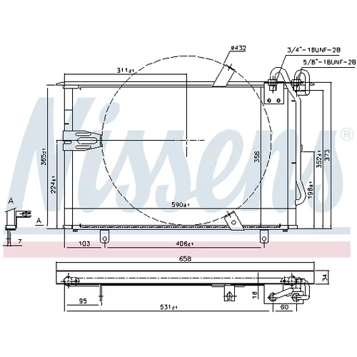 Kondenzátor klimatizácie NISSENS 94408 - obr. 5