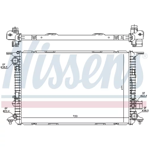 Chladič motora NISSENS 60327 - obr. 10