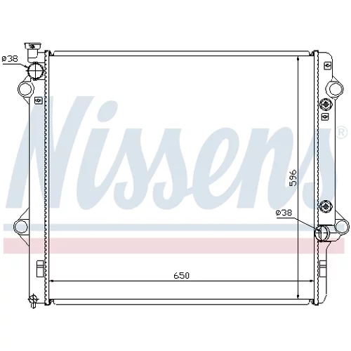 Chladič motora NISSENS 646806 - obr. 5