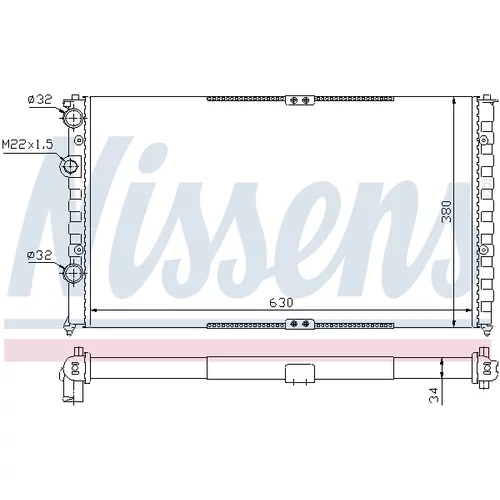 Chladič motora NISSENS 65290 - obr. 4