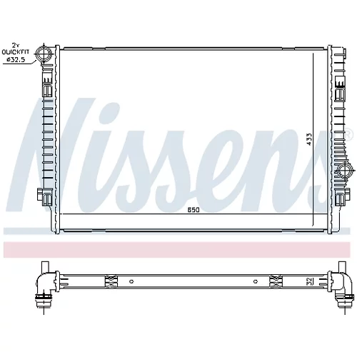 Chladič motora 65302 /NISSENS/ - obr. 4