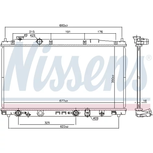 Chladič motora NISSENS 681374 - obr. 6