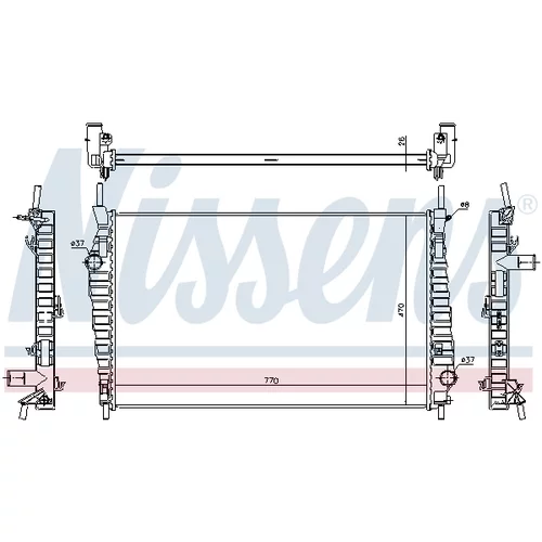 Chladič motora 69247 /NISSENS/ - obr. 4