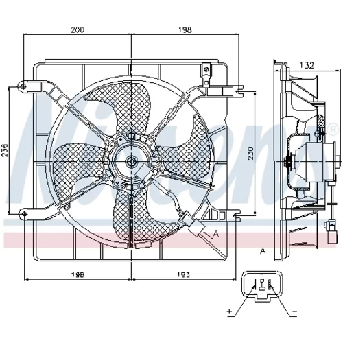 Ventilátor chladenia motora NISSENS 85046 - obr. 5