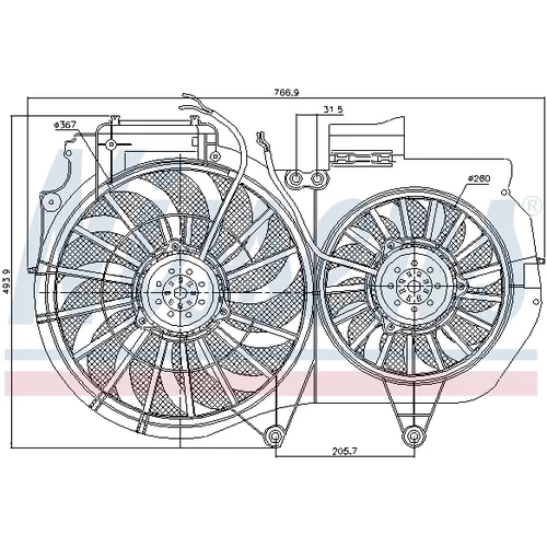 Ventilátor chladenia motora 85247 /NISSENS/ - obr. 4