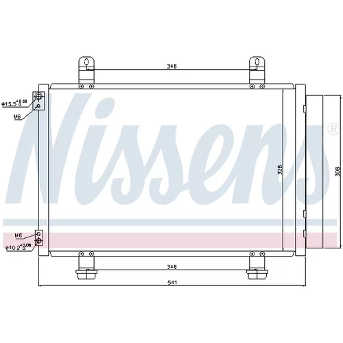 Kondenzátor klimatizácie NISSENS 940079 - obr. 6