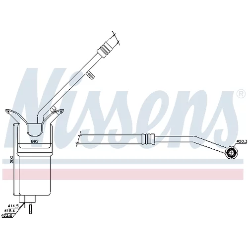vysúšač klimatizácie NISSENS 95330 - obr. 4