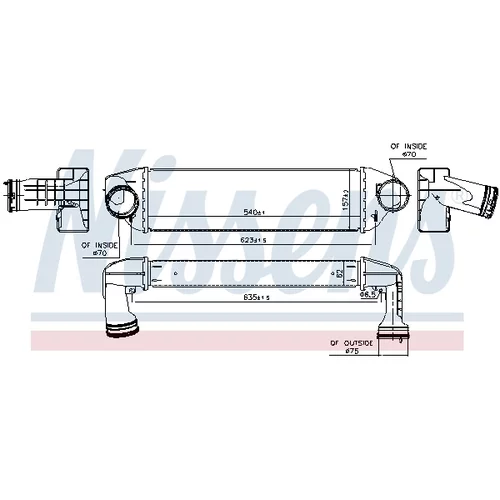 Chladič plniaceho vzduchu 96129 /NISSENS/ - obr. 4