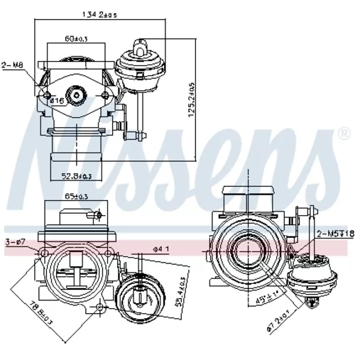 EGR ventil NISSENS 98182 - obr. 7