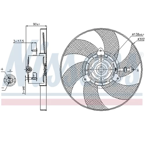 Ventilátor chladenia motora NISSENS 85719 - obr. 5