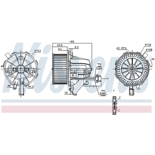 Vnútorný ventilátor 87166 /NISSENS/ - obr. 5