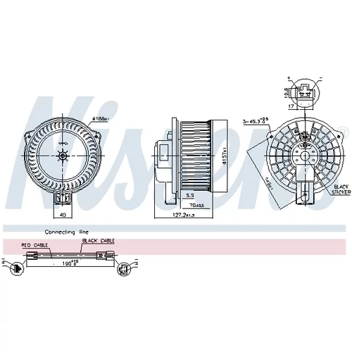 Vnútorný ventilátor NISSENS 87630 - obr. 4