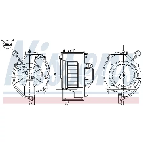 Vnútorný ventilátor NISSENS 87669 - obr. 5