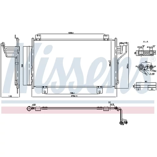 Kondenzátor klimatizácie NISSENS 940575 - obr. 5