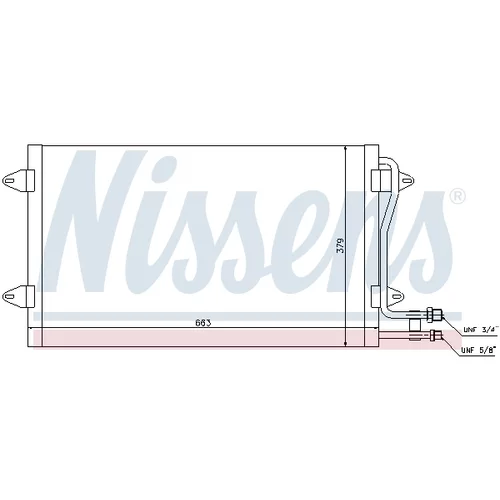Kondenzátor klimatizácie NISSENS 94258 - obr. 5