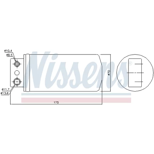 vysúšač klimatizácie NISSENS 95235 - obr. 4