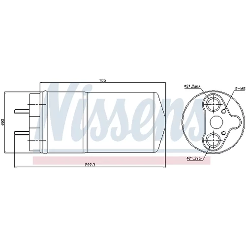 vysúšač klimatizácie NISSENS 95462 - obr. 4