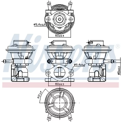 EGR ventil NISSENS 98226 - obr. 7