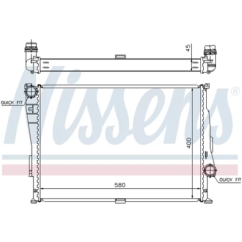 Chladič motora 60806 /NISSENS/ - obr. 6