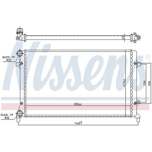 Chladič motora 65277 /NISSENS/ - obr. 5