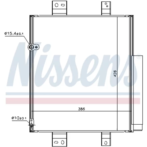 Kondenzátor klimatizácie NISSENS 940492 - obr. 4